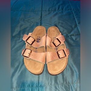 COPY - BNWT Birkenstock Arizona Waxy Leather Tobacco Brown Soft Footbed Size 39